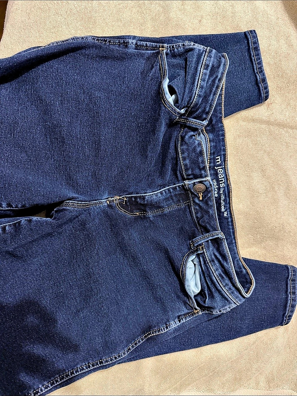 M Jeans by maurices mid-rise Skinny Jeans Blue XL regular
